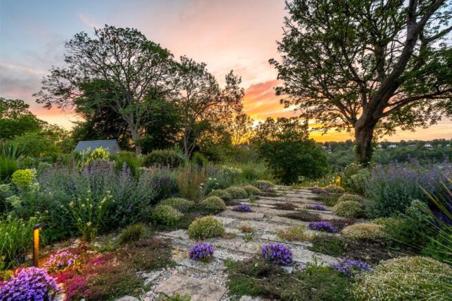 Sunset View from Garden