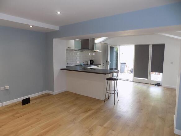 Living area to kitch