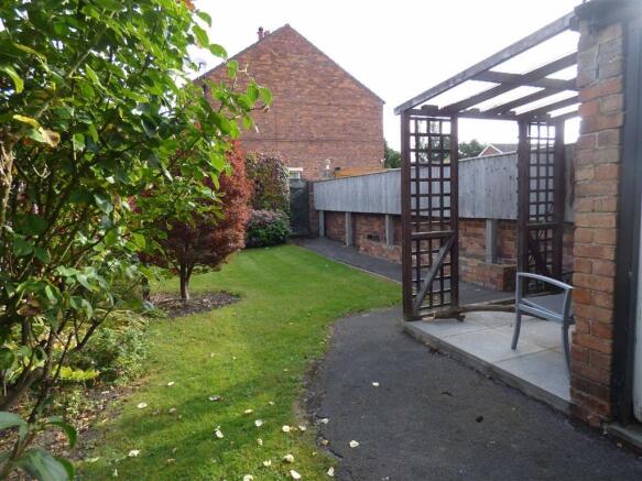 Rear garden