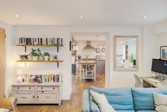 Sitting Room Into Kitchen