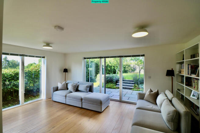 Living room looking towards rear garden