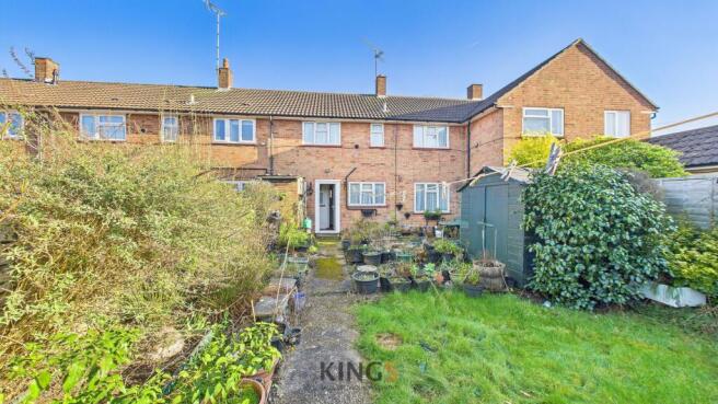 Rear of property