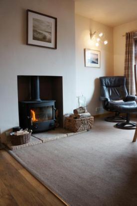 Log Burner In Lounge