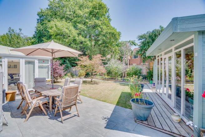 Garden with Patio and Garden Room/Office