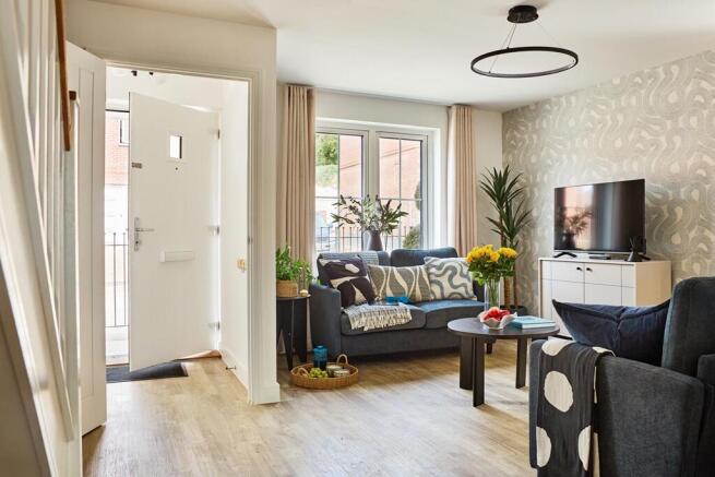 Light and airy with views to the front