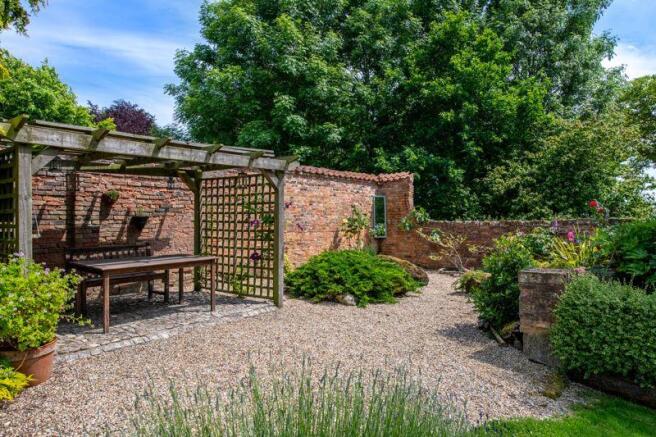 Walled garden area