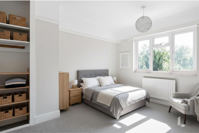 Staged Bedroom
