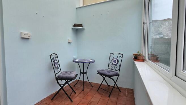 Rear porch