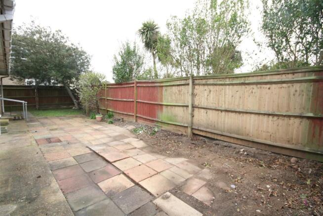 West Facing Rear Garden