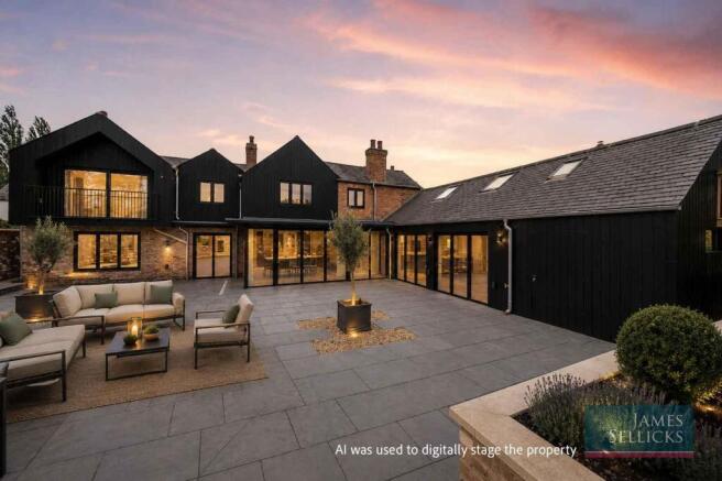 Orchard Lea, Willoughby Waterleys - Rear elevation