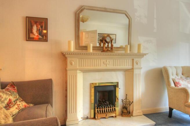 Feature fireplace
