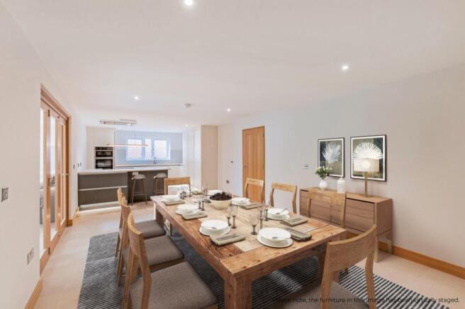 Staged Dining Room