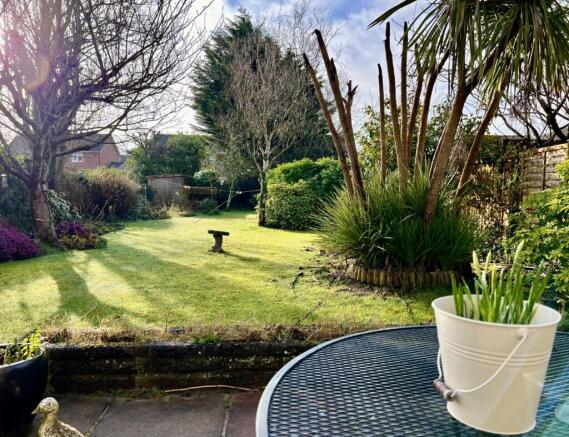 SOUTH Facing Rear Garden