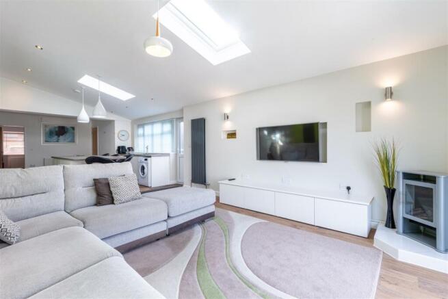 Open plan living kitchen