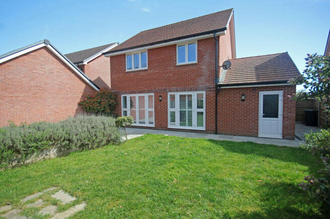 Rear of property
