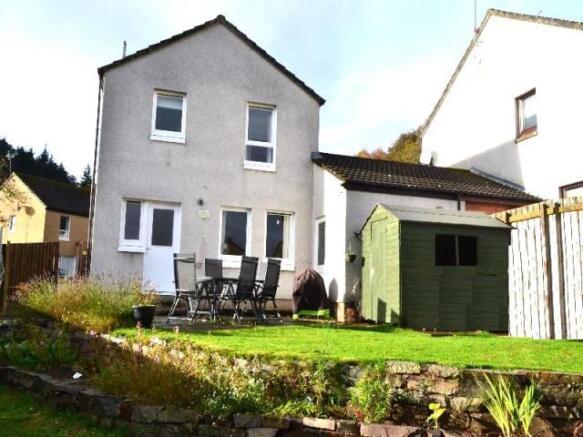 Rear of property