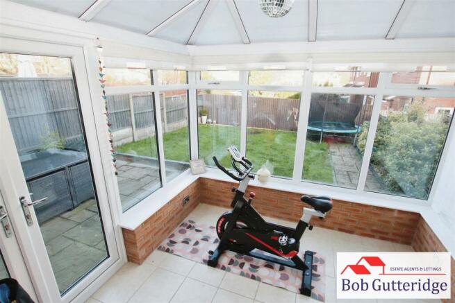 HALF BRICK & UPVC DOUBLE GLAZED CONSERVATORY