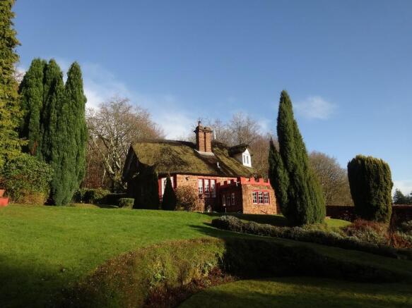 Gardens and house