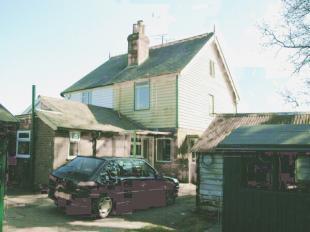 Rear of house