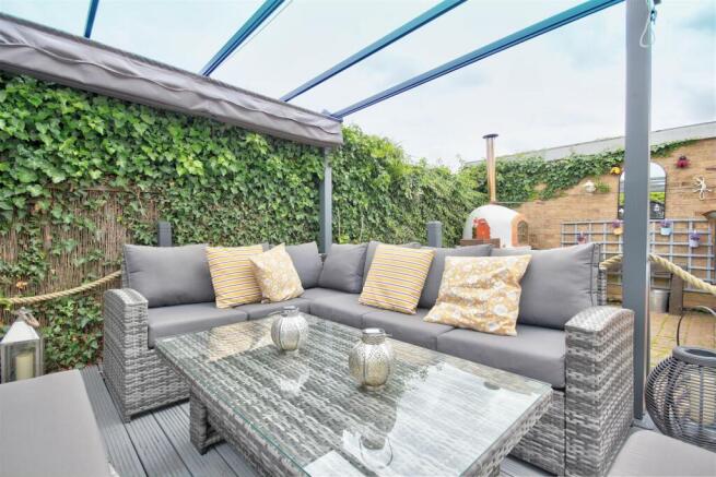 Decked entertaining area