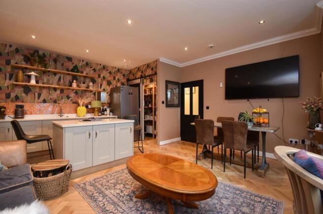 Open plan living space
