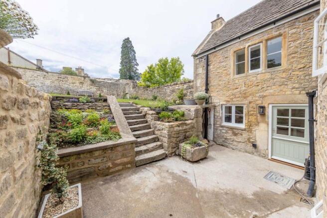 Rear courtyard