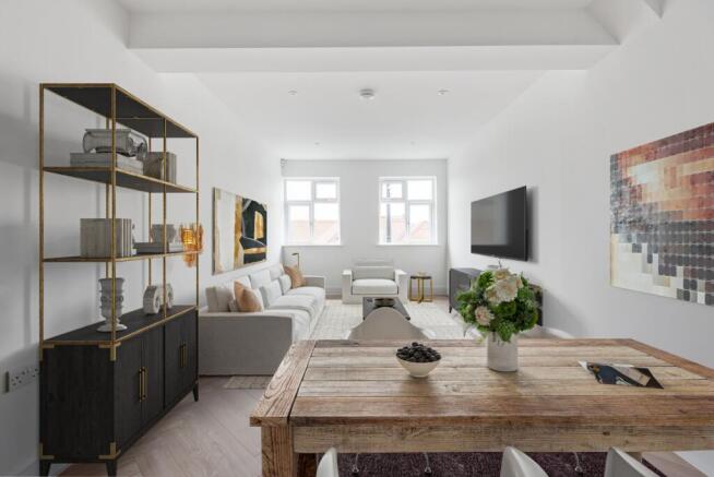 Living/dining area
