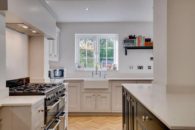 Bespoke painted kitchen