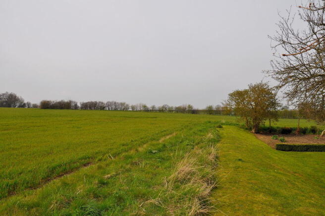 Bordering countryside views
