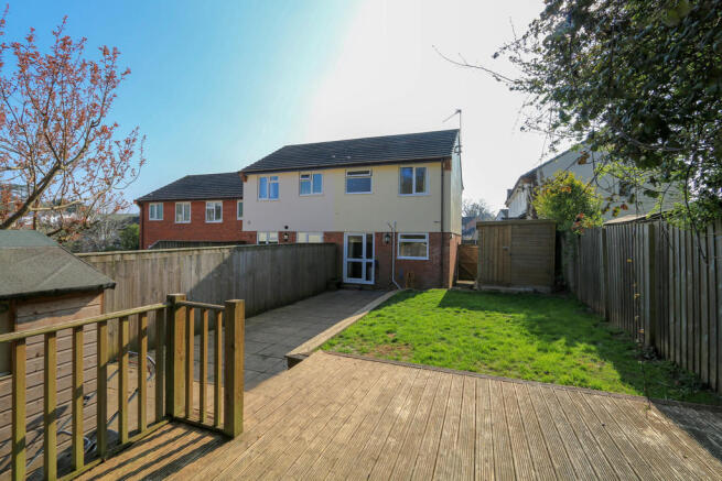 Rear of property