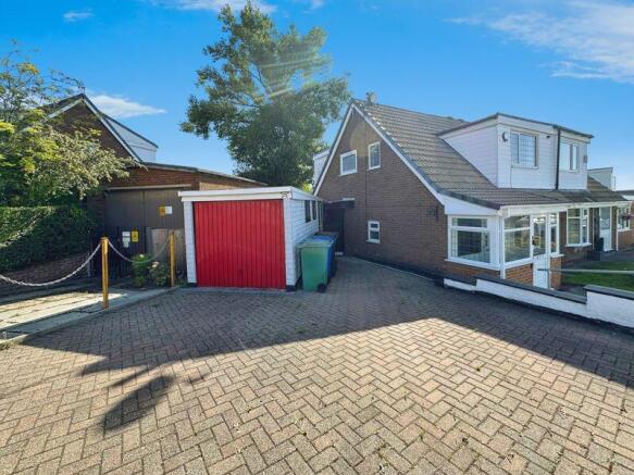 Garage and driveway