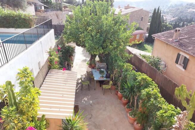 View from the upper floor