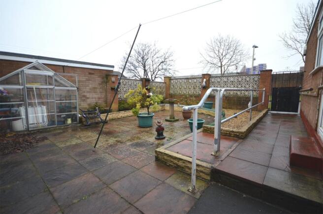 Paved Garden Area