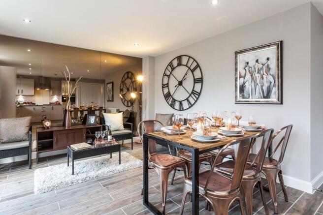 Typical Chesham kitchen and dining area