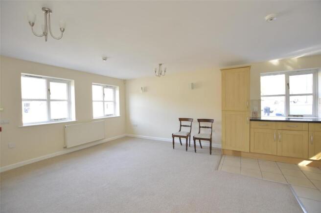 Open plan living dining area