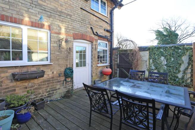 REAR OF COTTAGE