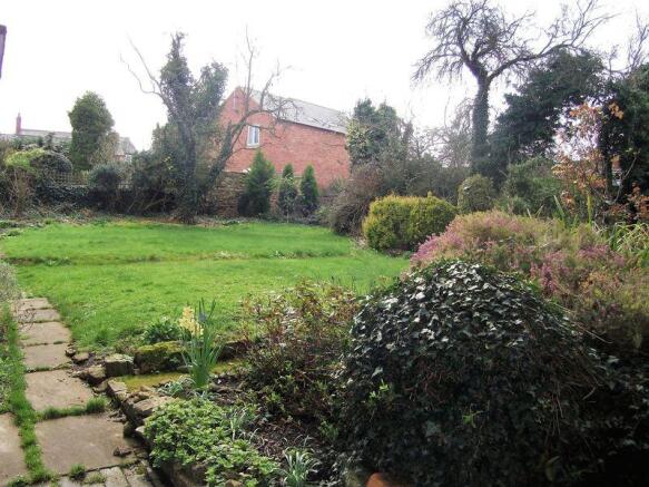 Large rear garden