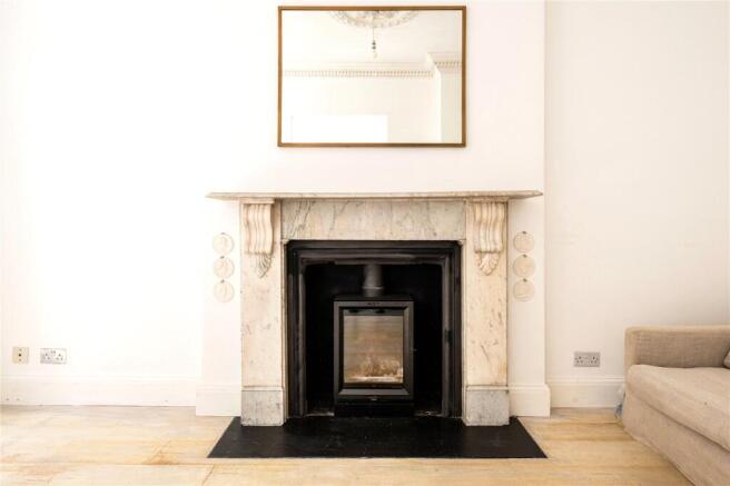 Original fireplace