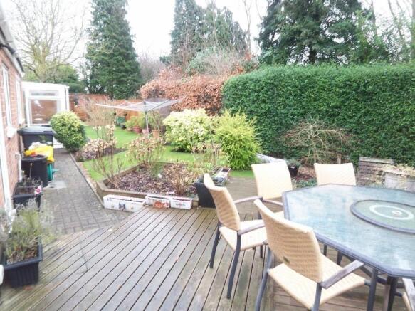 Rear garden
