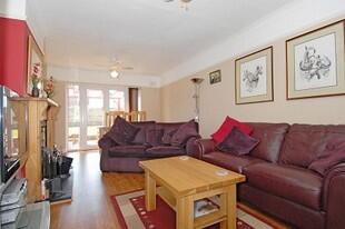 Lounge with French doors