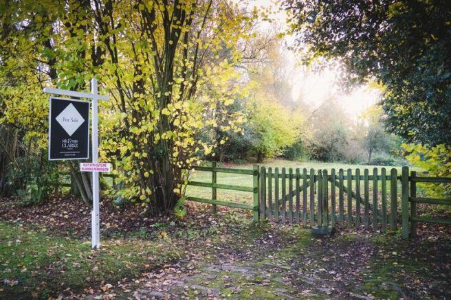 Entrance to plot