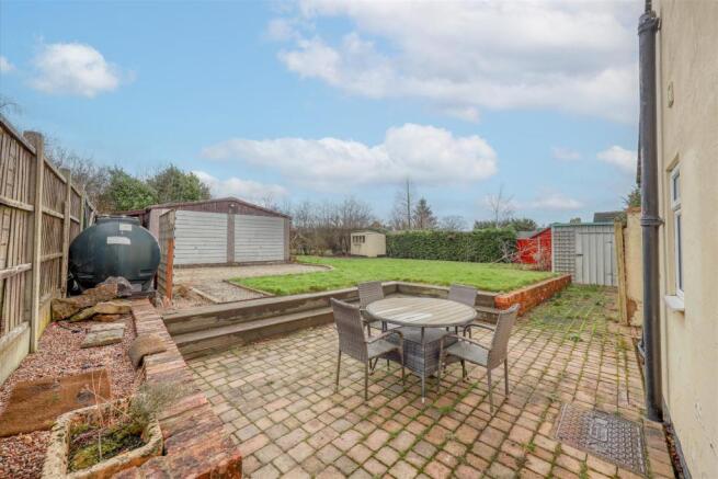 Rear Garden/Double Garage