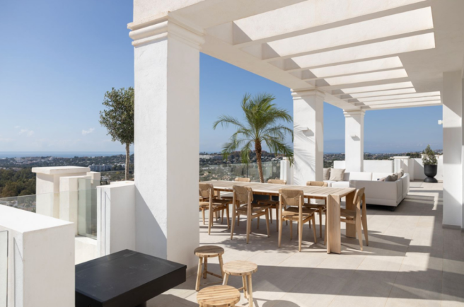 Terrace and views