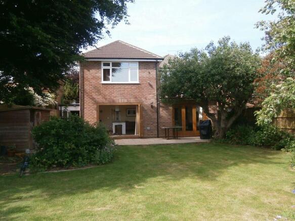 Rear of property