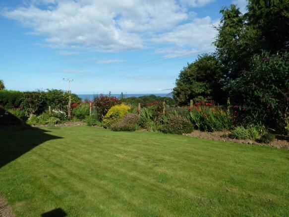 Garden with sea view