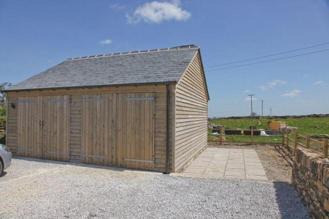 Garage and patio