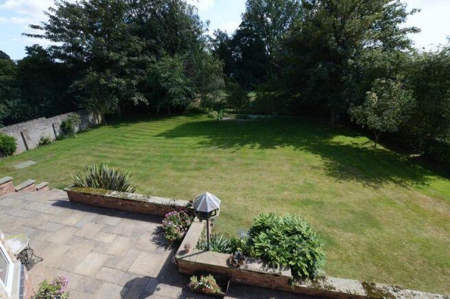 Rear garden