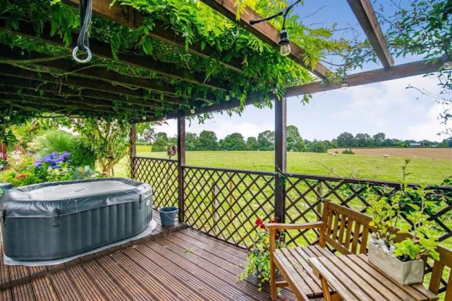 Large Decked Pergola