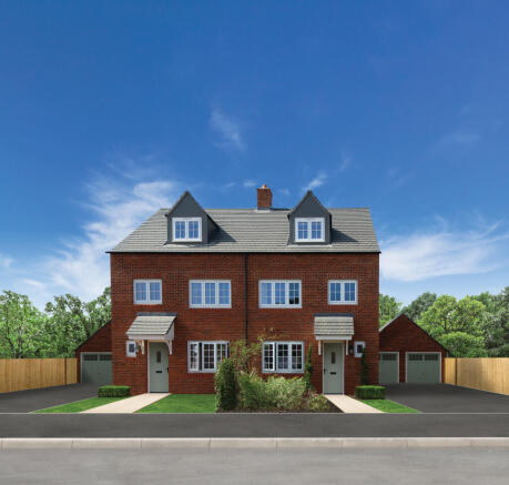 Outside view of the Grantham 4 bedroom home