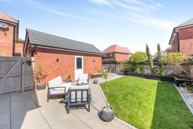 Rear garden